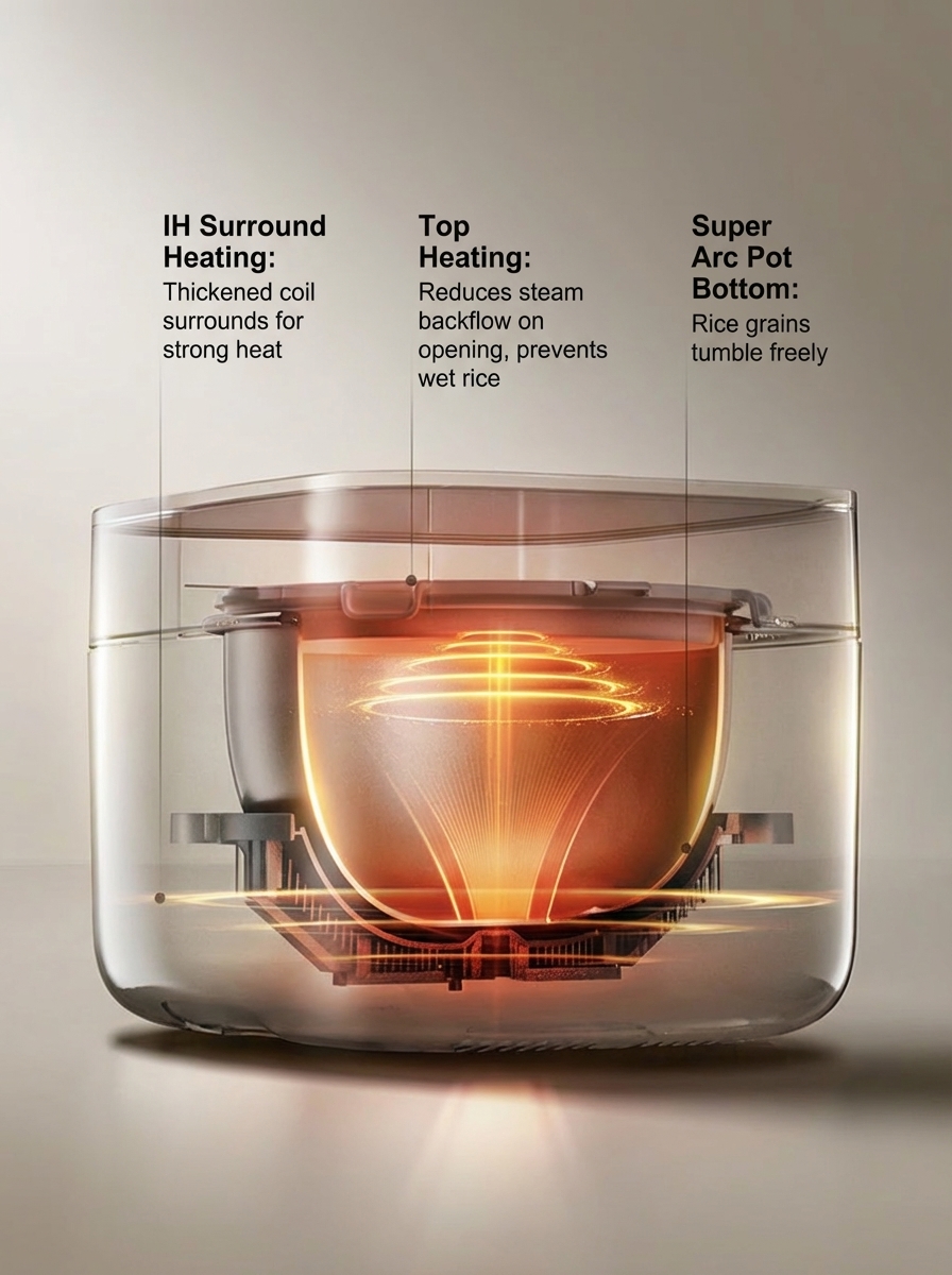 Xiaomi Launches Mijia Smart IH Rice Cooker P1 4L 5 Xiaomi Launches Mijia Smart IH Rice Cooker P1 4L 2