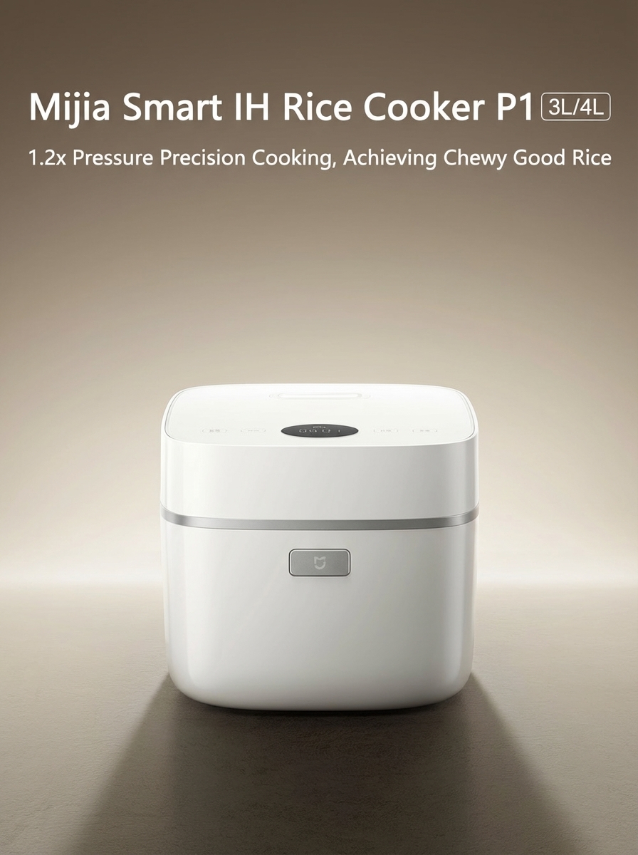 Xiaomi Launches Mijia Smart IH Rice Cooker P1 4L 2 Xiaomi Launches Mijia Smart IH Rice Cooker P1 4L 4