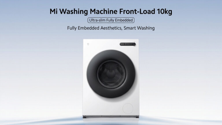 Xiaomi Launches Mijia 10kg Ultra-Thin Fully Embedded Washing Machine